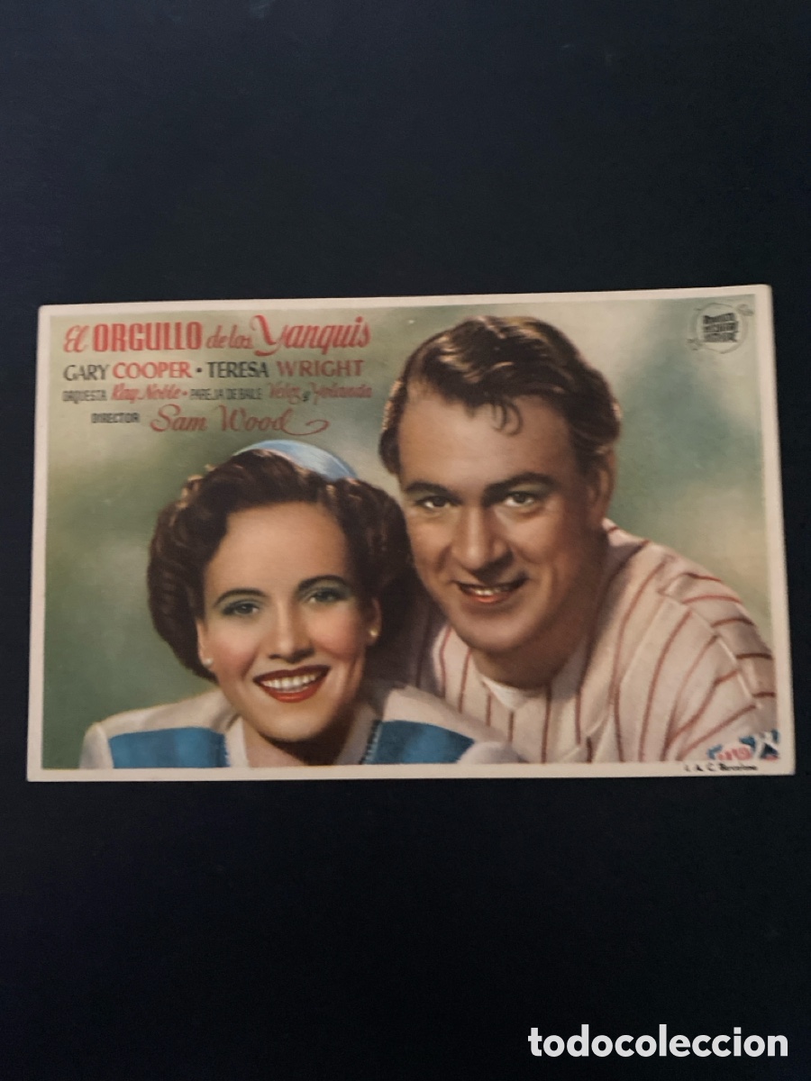 Cine: Programa de cine El orgullo de los yanquis