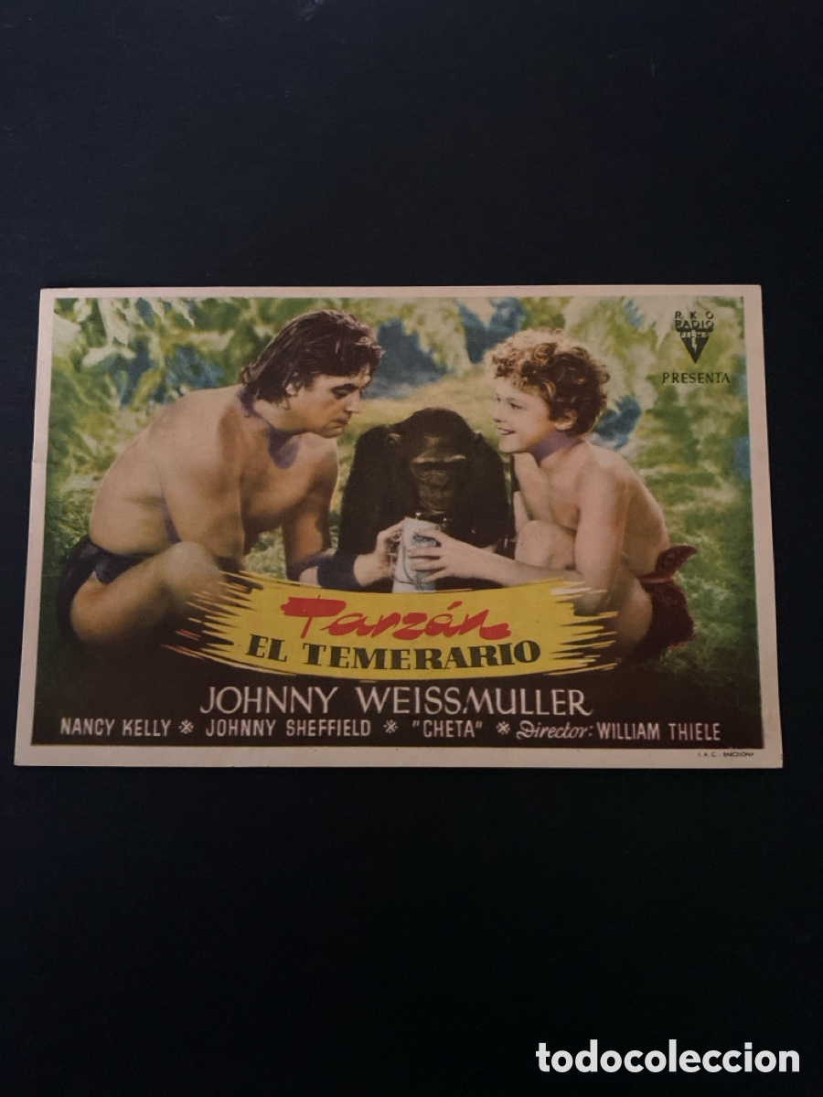 Cine: Programa de cine Tarzan el temerario