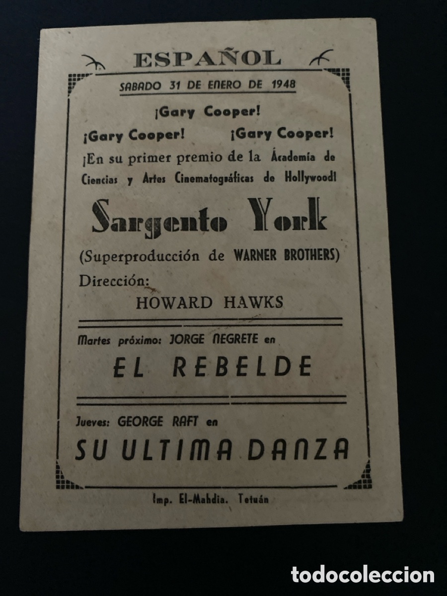 Cine: Programa de cine Sargento York - Foto 2
