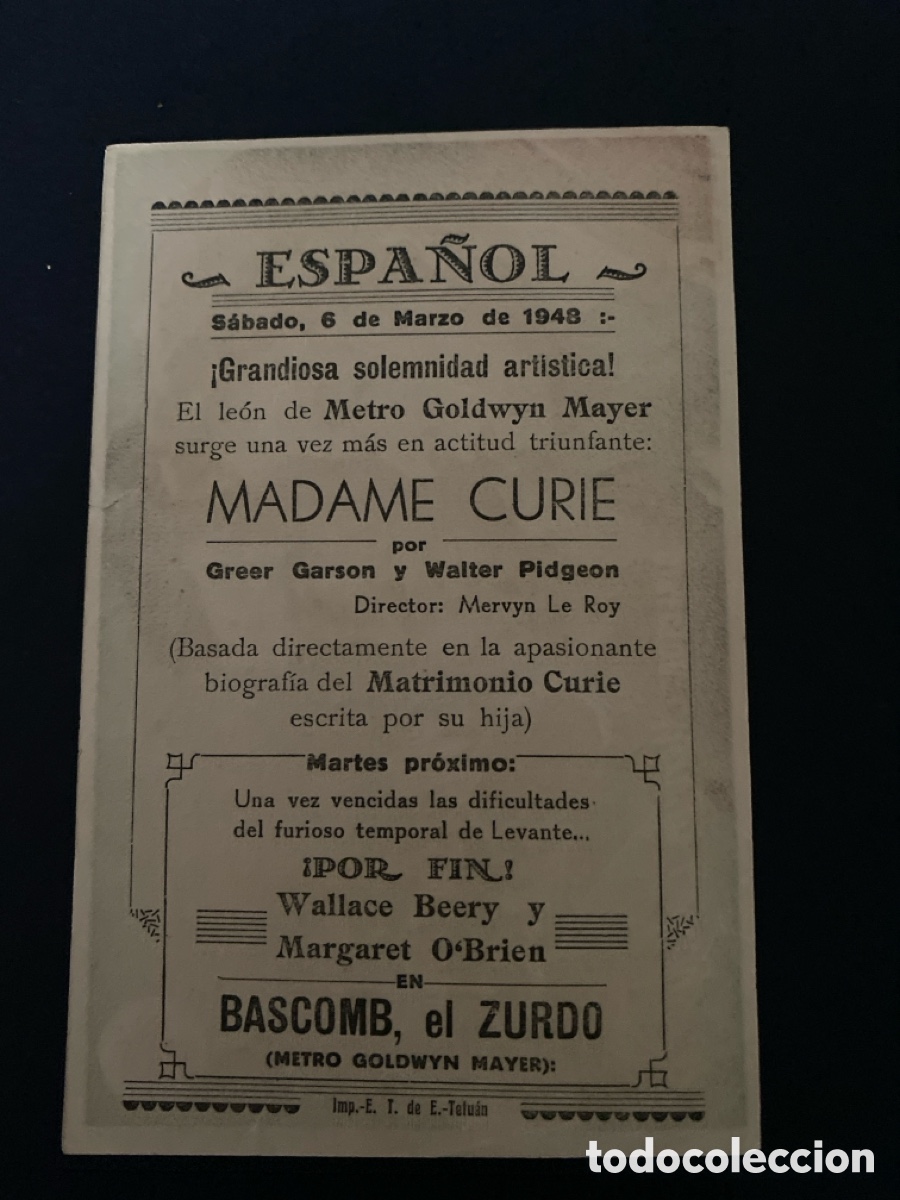 Cine: Programa de cine Madame curie - Foto 2