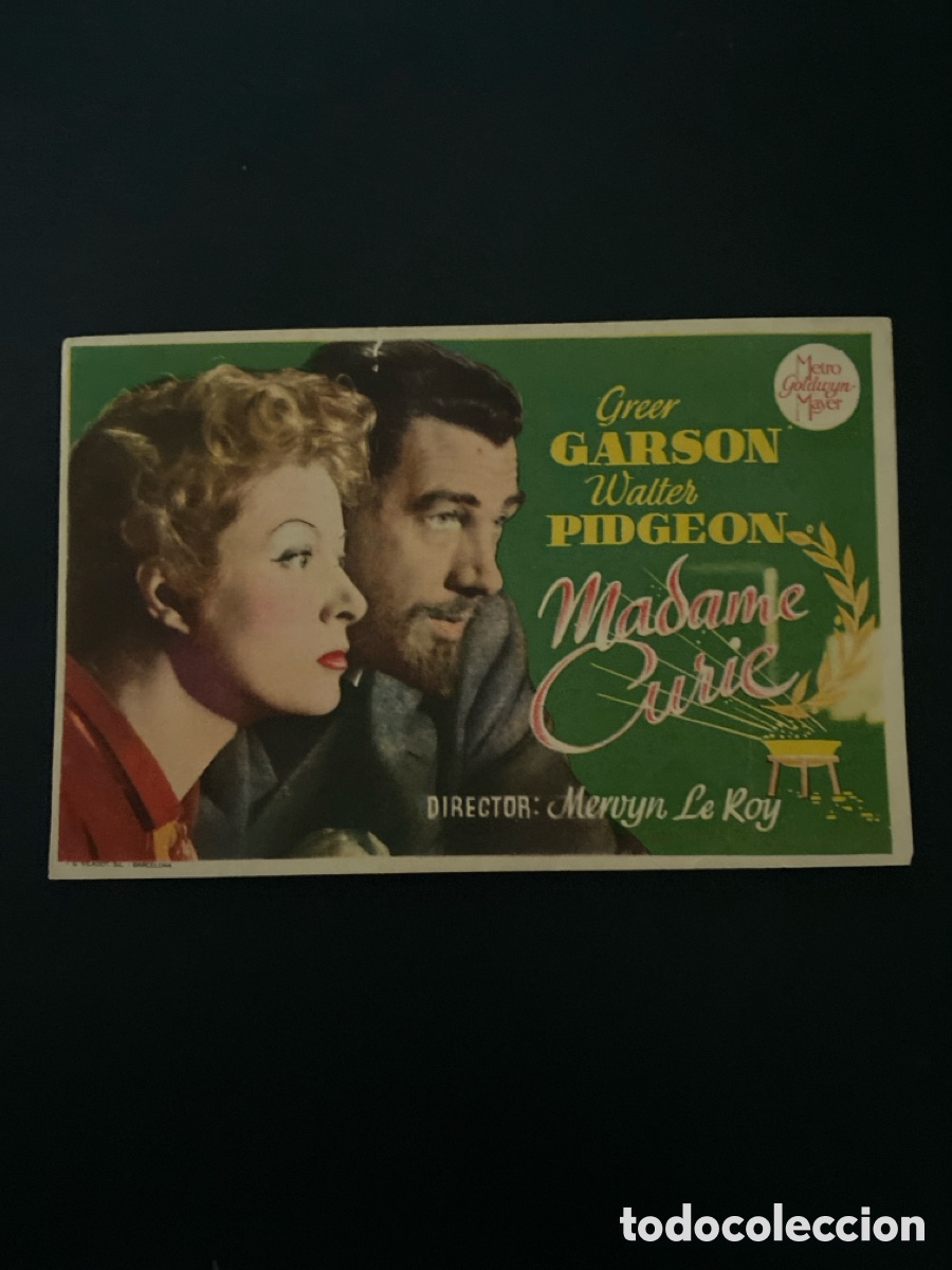 Cine: Programa de cine Madame curie