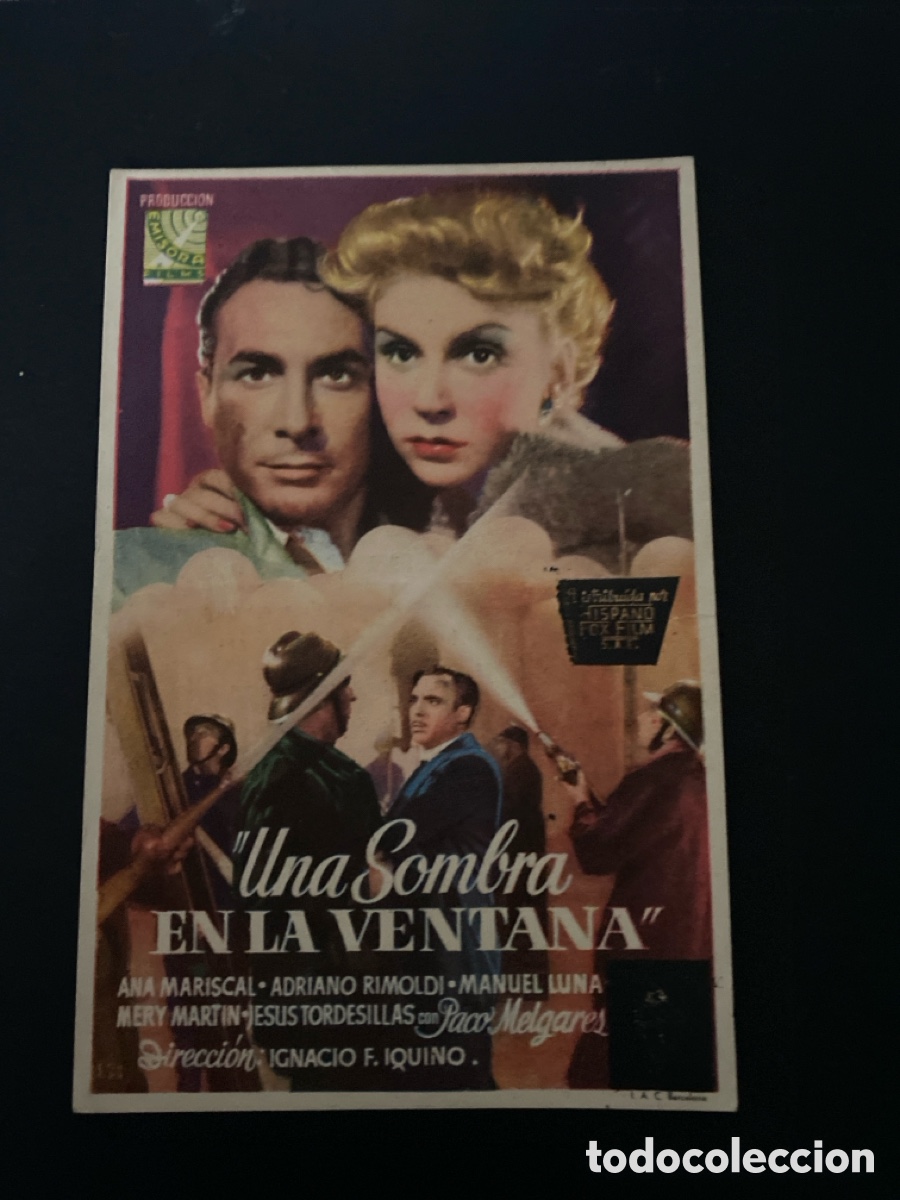Cine: Programa de cine Una sombra en la ventana