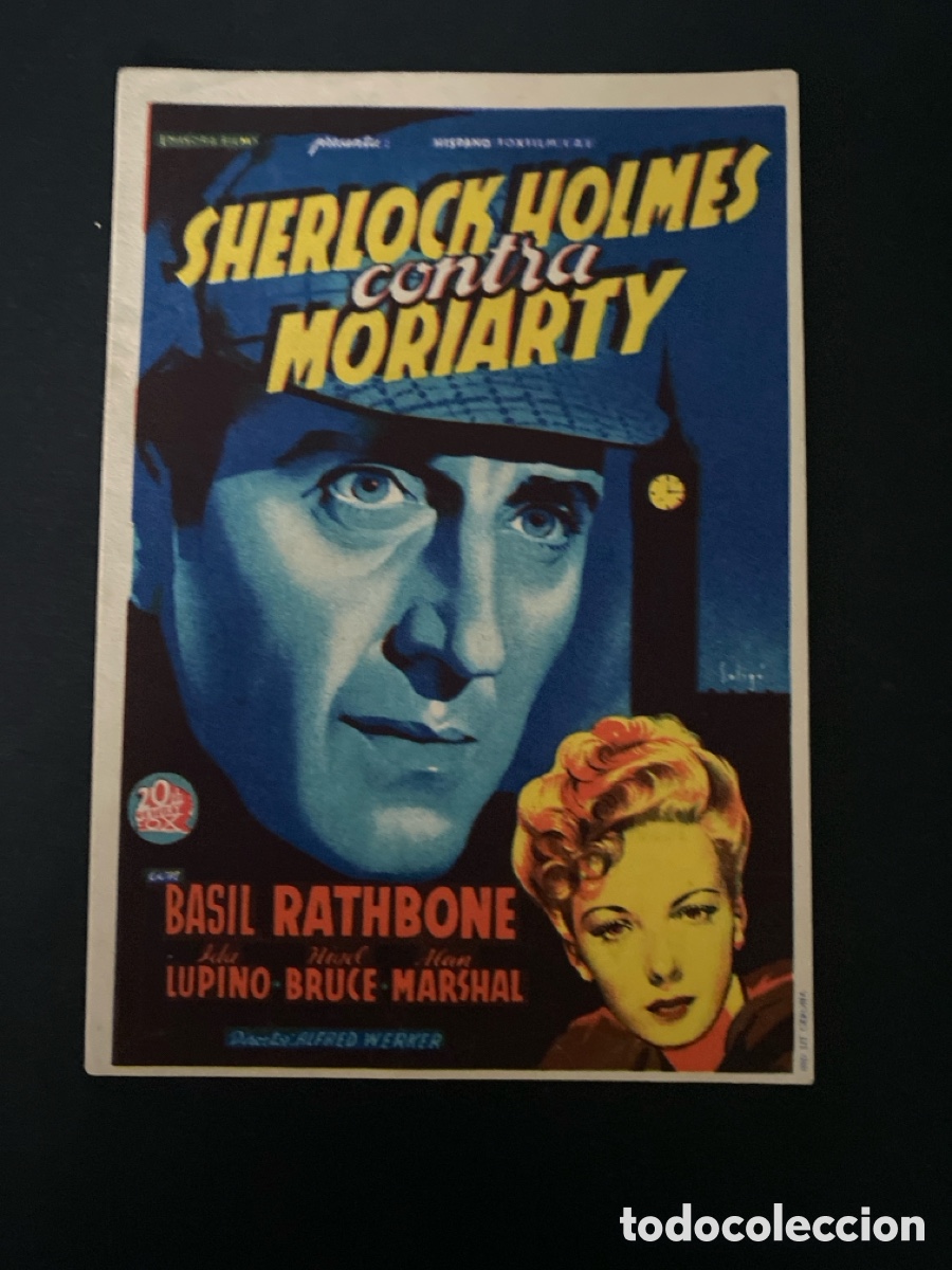 Cine: Programa de cine Sherlock hollines contra Moriarty