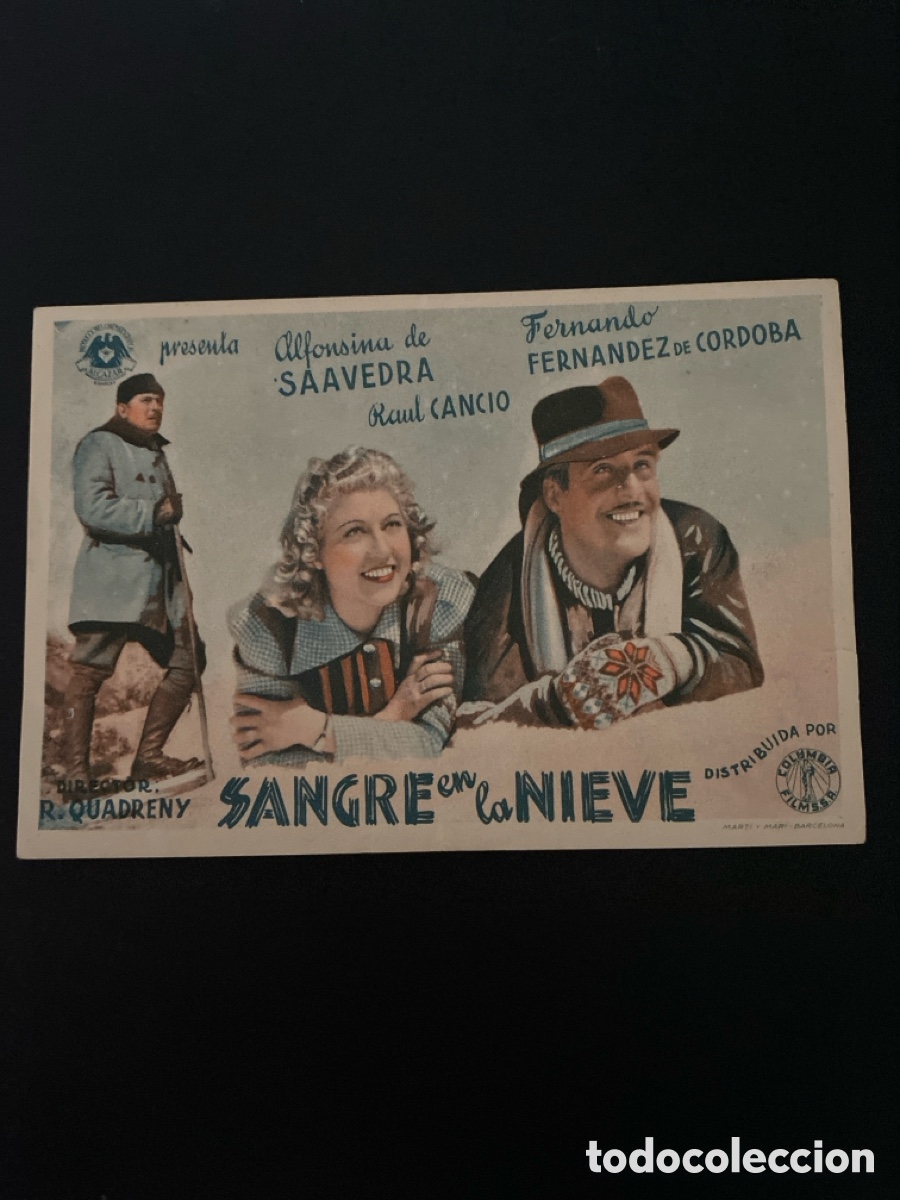 Cine: Programa de cine Sangre en la nieve