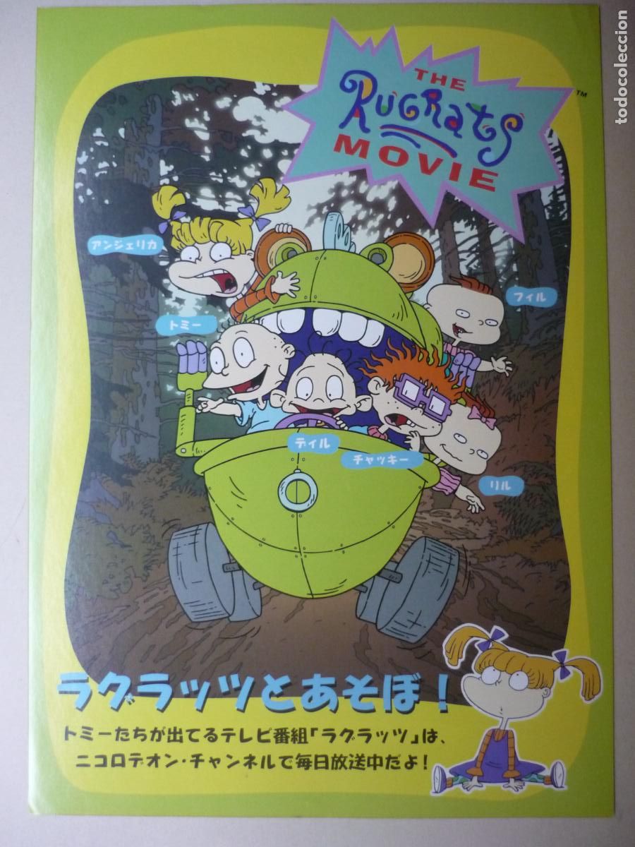Cine: rugrats the moovie la pelicula - folleto mano original japones - amimacion