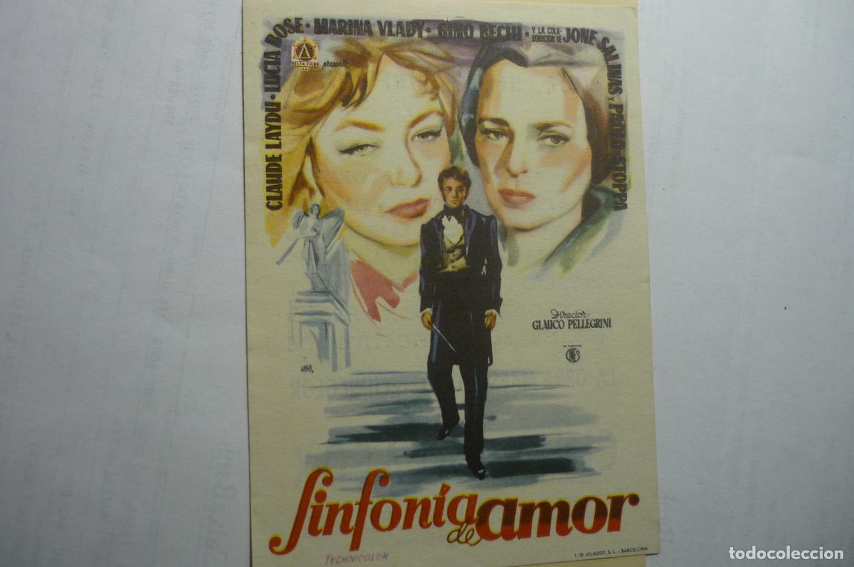 Cine: programa sinfonia de amor,.palafox zaragoza
