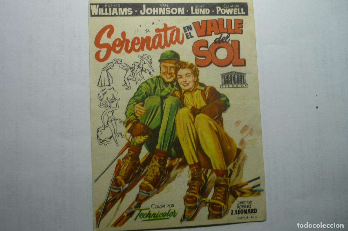 Cine: programa serenata en el valle del sol coliseo equitativa zaragoza