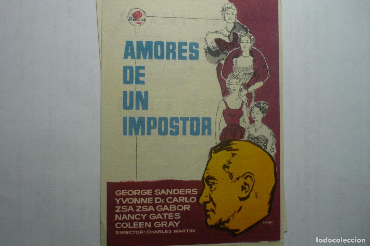 Cine: programa amores de un impostor palafox zaragoza