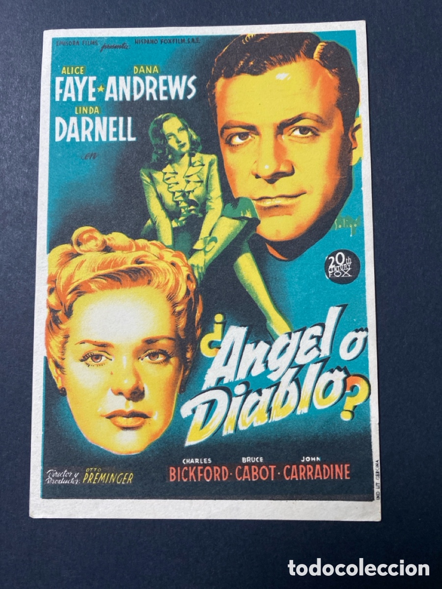 Cine: Programa de cine Angel o diablo?