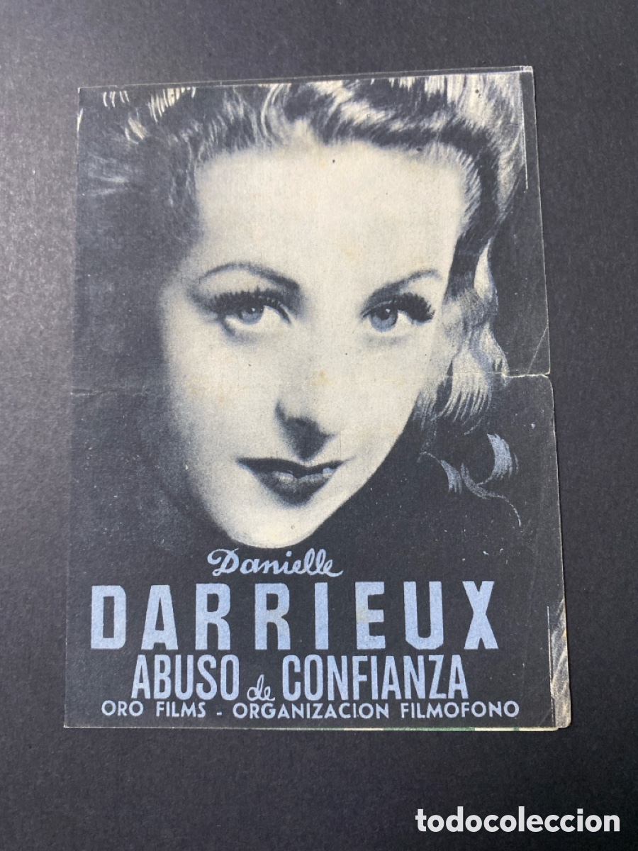 Cine: Programa de cine Abuso de confianza