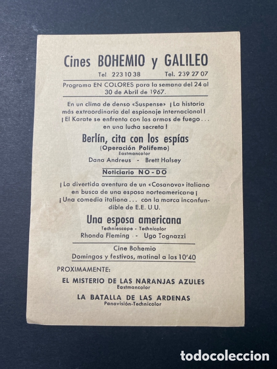 Cine: Programa de cine Una esposa americana - Foto 2