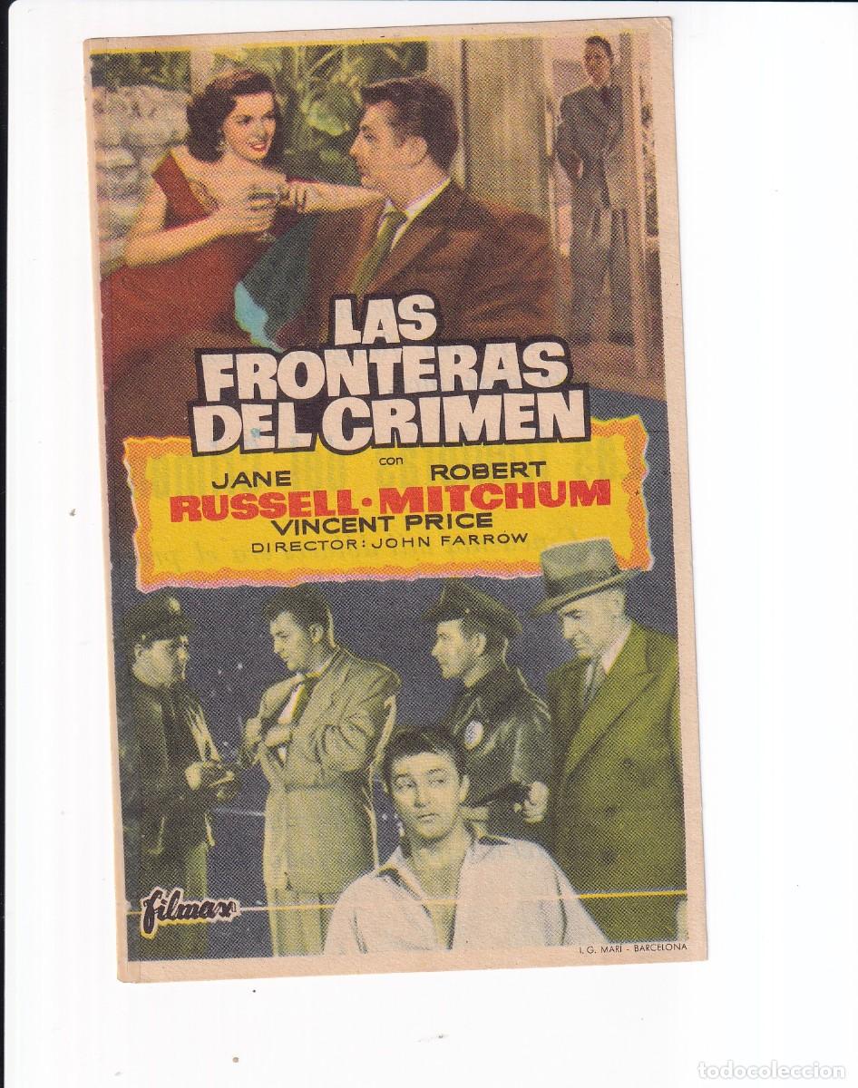 Cine: LAS FRONTERAS DEL CRIMEN : JANE RUSSELL , ROBERT MITCHUM