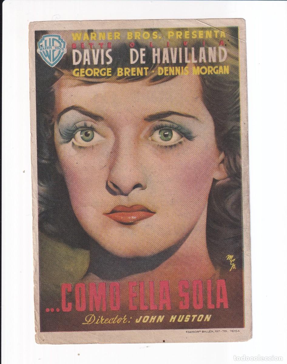Cine: ...COMO ELLA SOLA : BETTE DAVIS