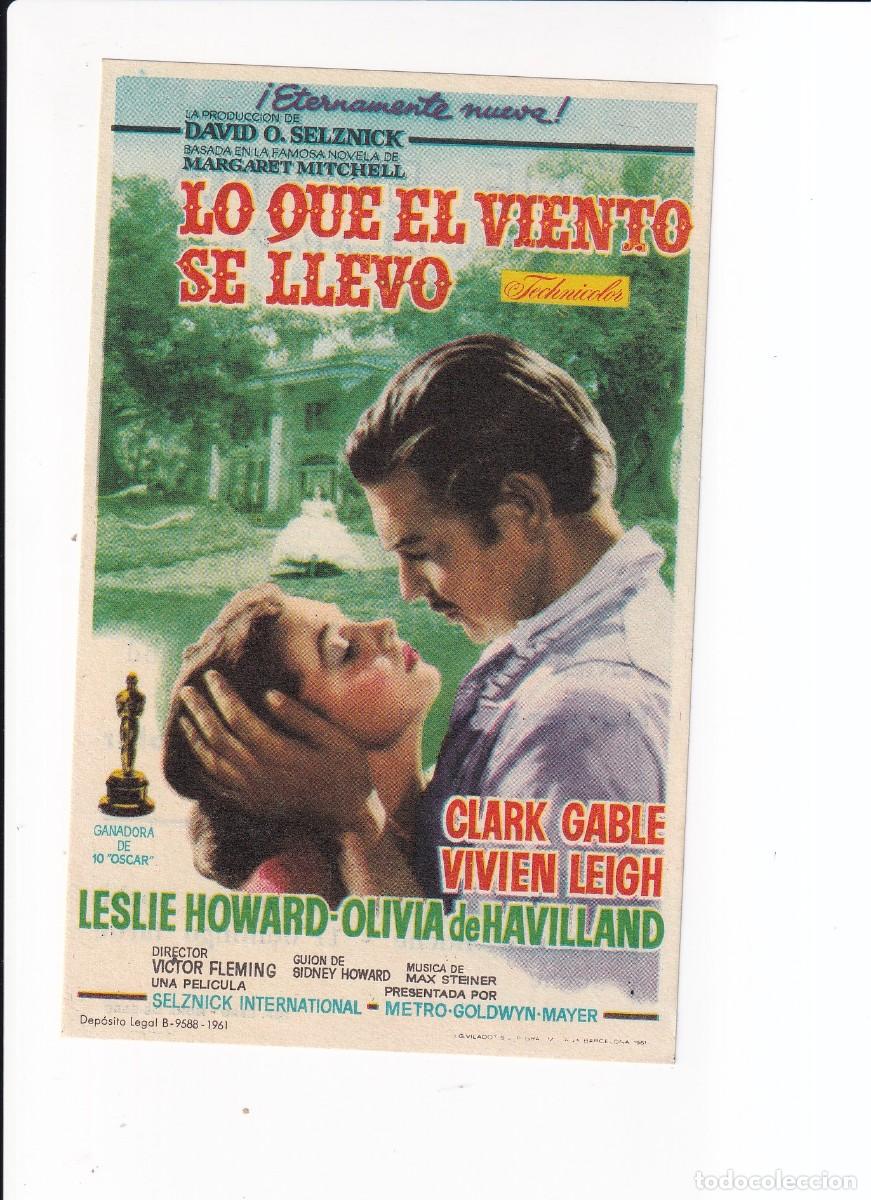 Cine: LO QUE EL VIENTO SE LLOVO .- CLARK GABLE
