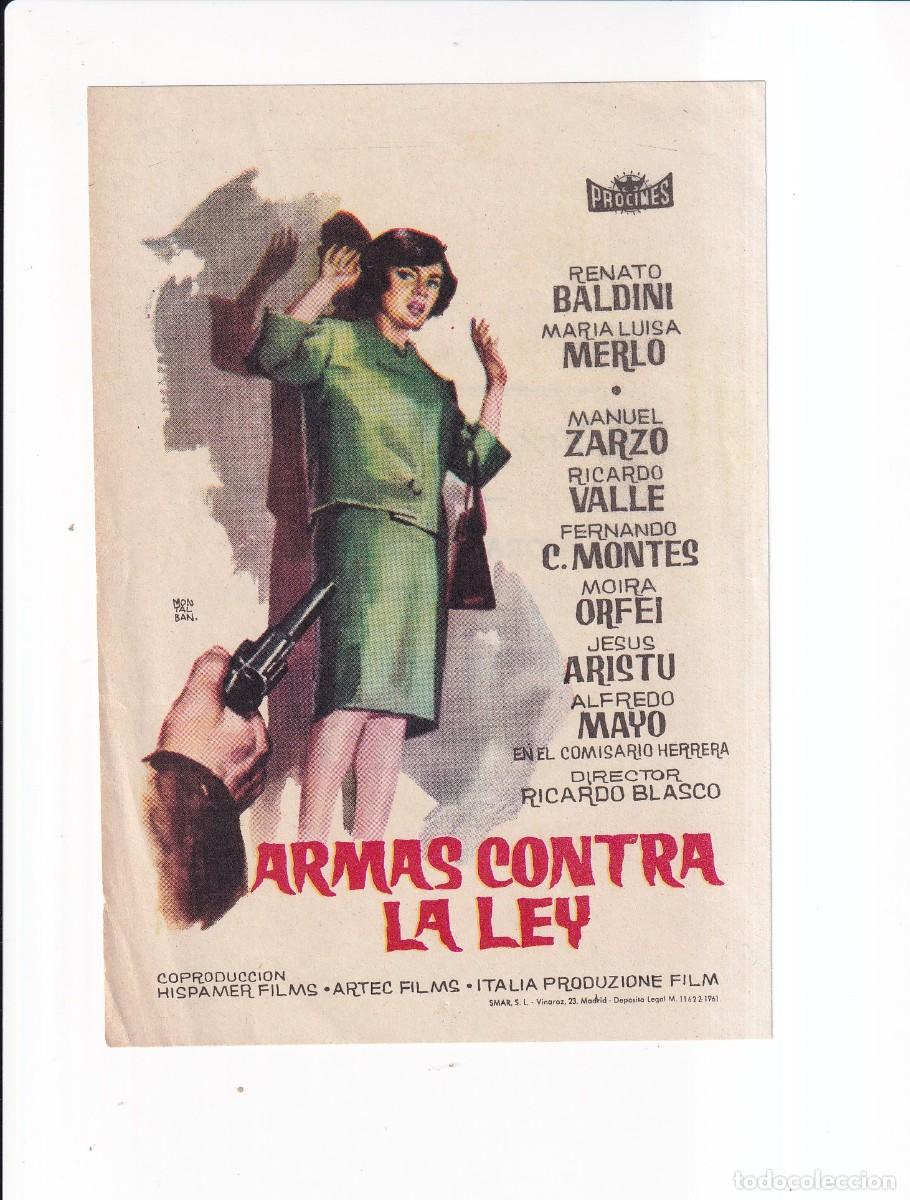 Cine: ARMAS CONTRA LA LEY : RENATO BALDINI