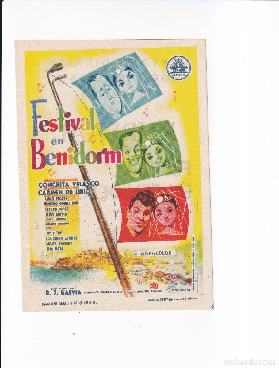 Cine: FESTIVAL EN BENIDORM : CONCHITA VELASCO, CARMEN DE LIRIO