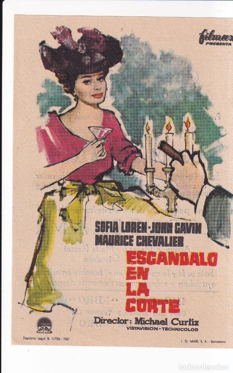 Cine: ESCANDALO EN LA CORTE : SOFIA LOREN