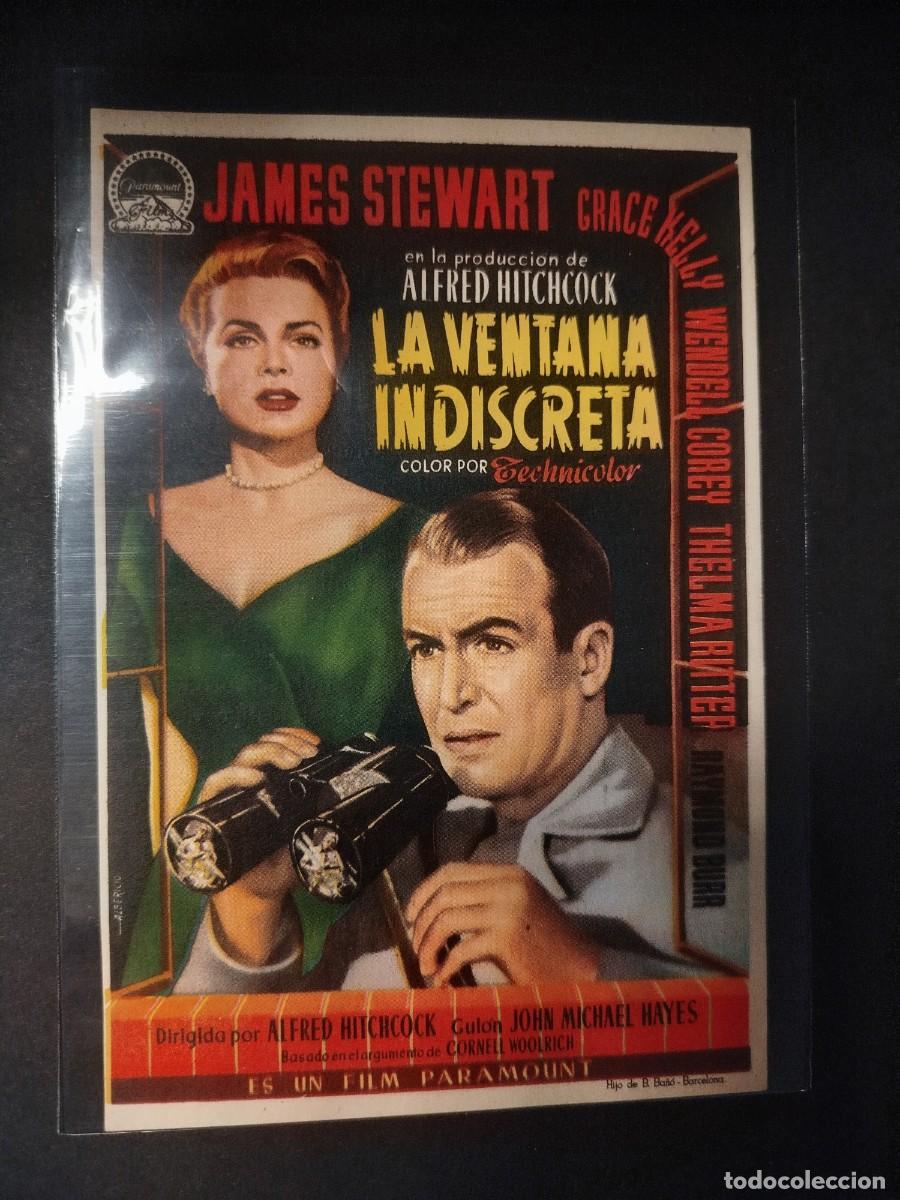 Cine: LA VENTANA INDISCRETA PROGRAMA DE CINE 1957 - Foto 1