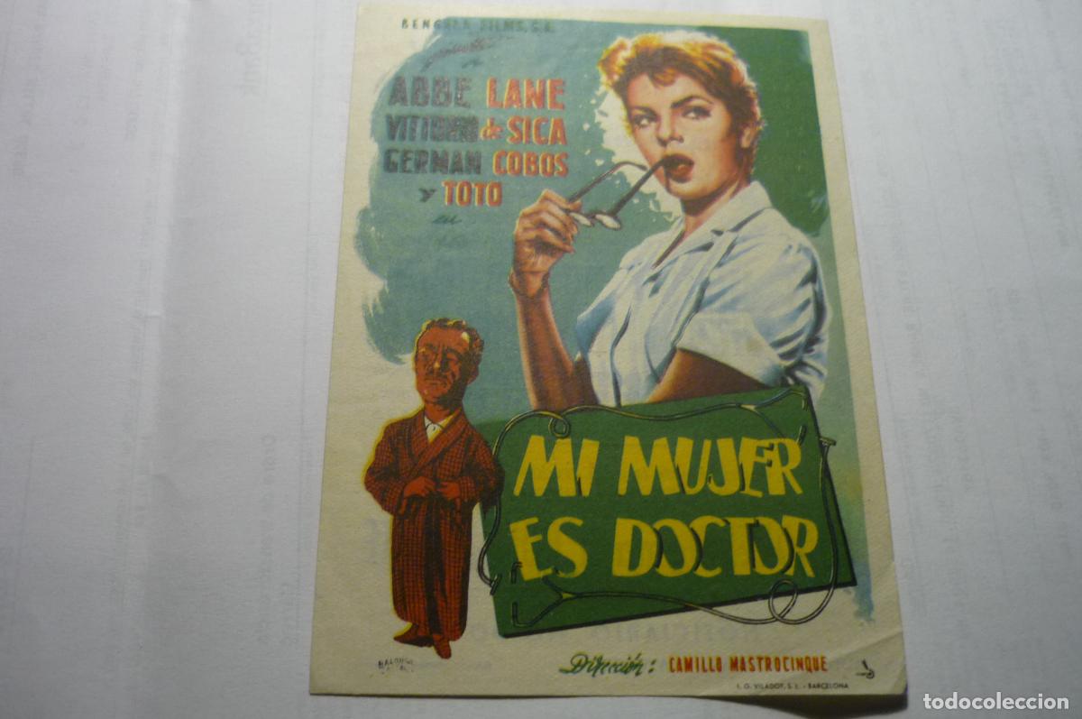 Cine: programa mi mujer es doctor,.abbe lane publicidad