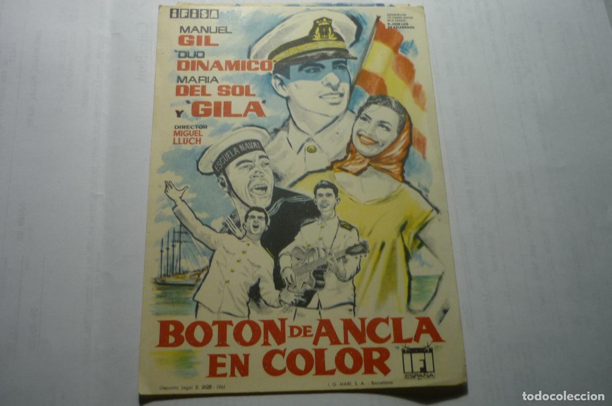 Cine: programa boton de ancla en color -gila