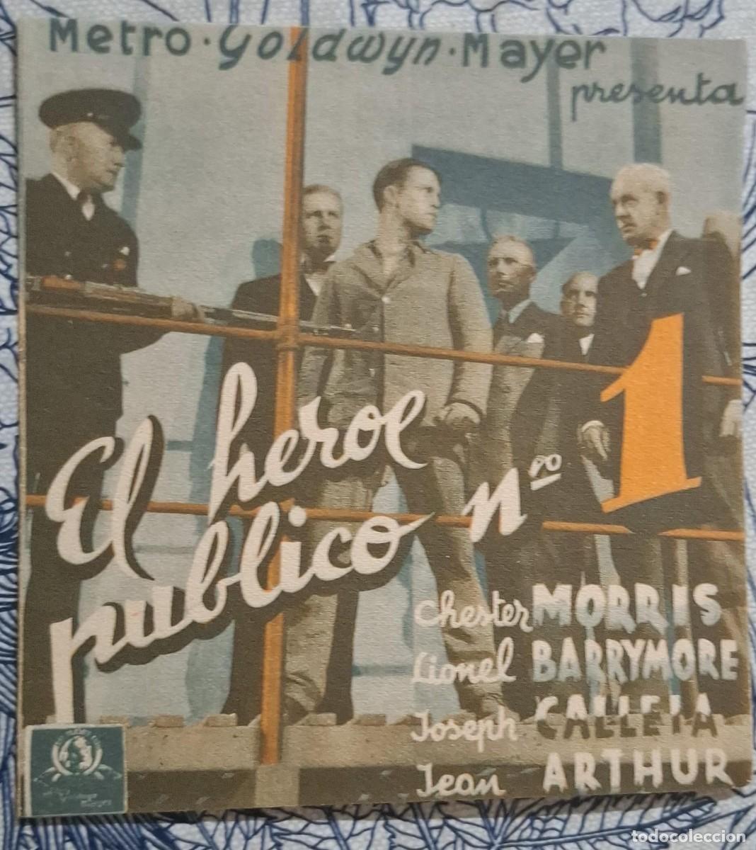 Cine: EL HEROE PUBLICO N&ordm; 1 - PROGRAMA DE CINE