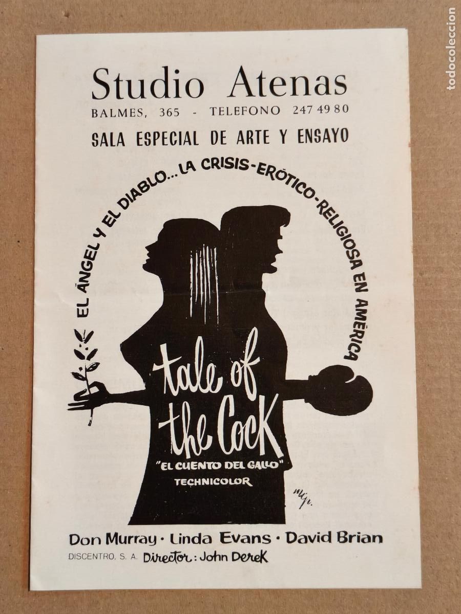 Cine: TALE OF THE COCK PROGRAMA DE CINE STUDIO ATENAS 1970