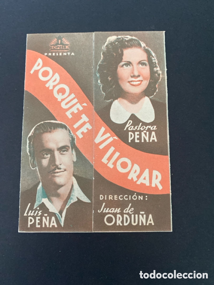 Cine: Programa de cine Porque te vi llorar
