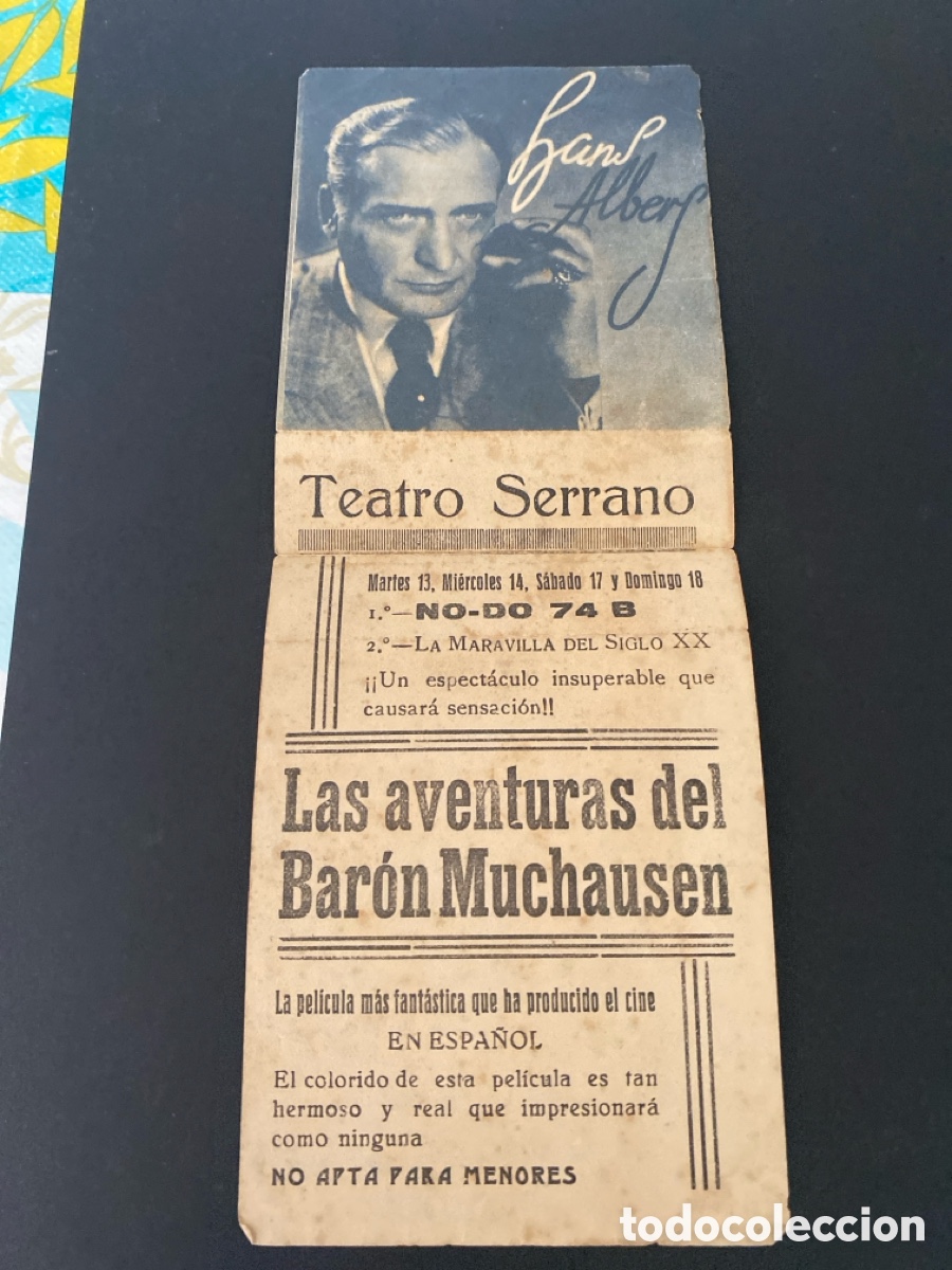 Cine: Programa de cine Aventuras del bar&oacute;n muchausen - Foto 2