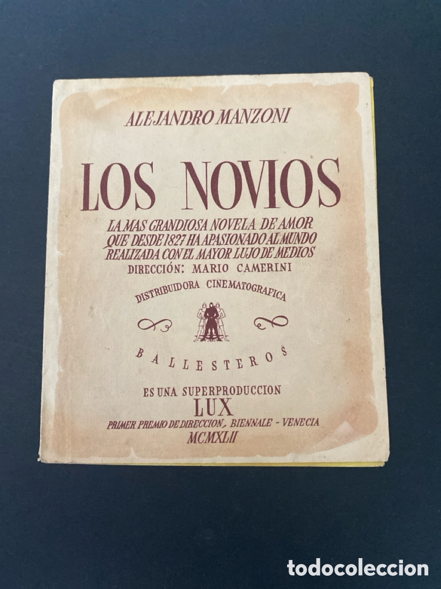 Cine: Programa de cine Los novios - Foto 1