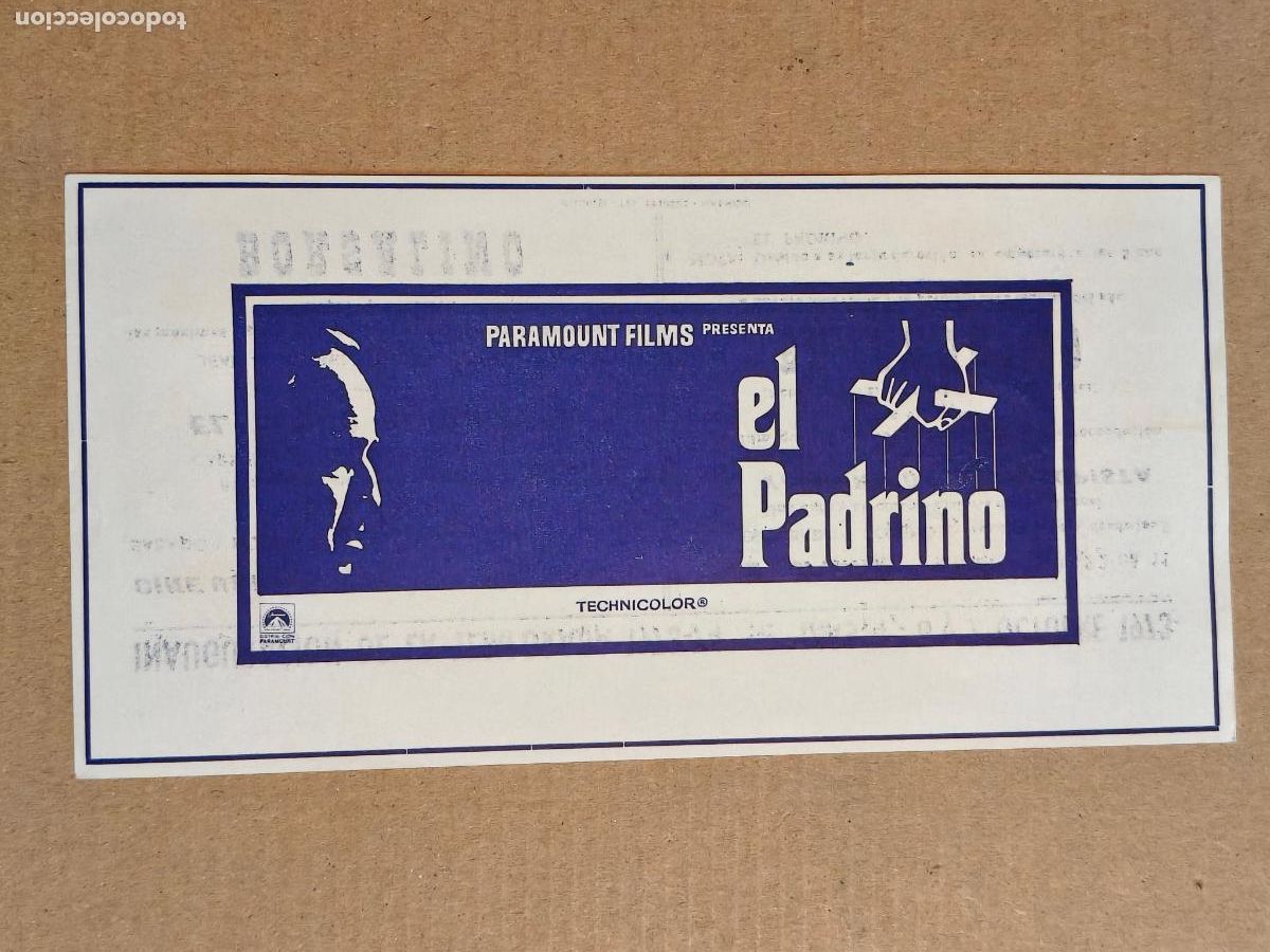 Cine: EL PADRINO MARLON BRANDON PROGRAMA DE CINE 1973