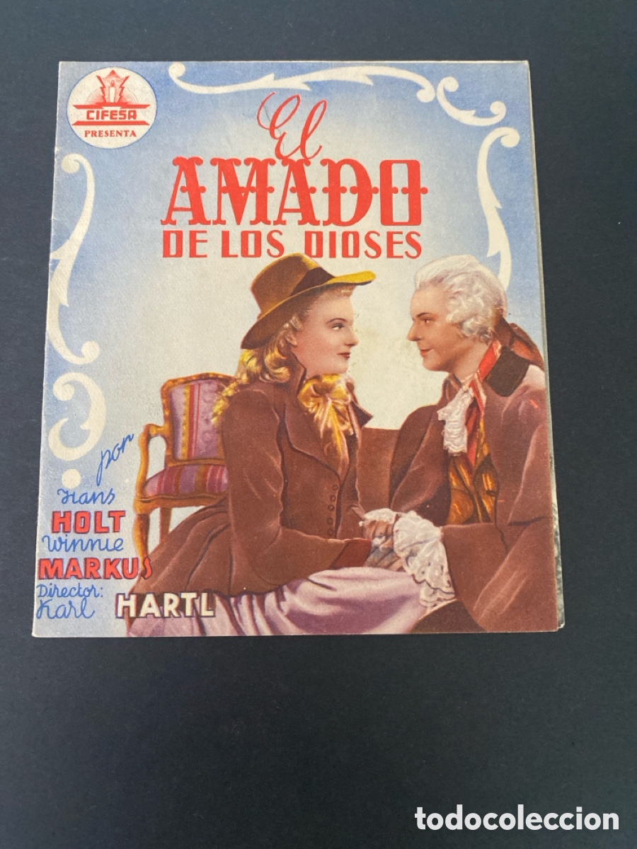 Cine: Programa de cine El amado de los dioses