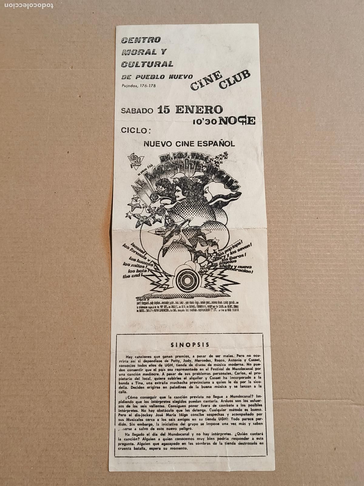 Cine: UN DOS TRES AL ESCONDITE INGLES PROGRAMA DE CINE 1969