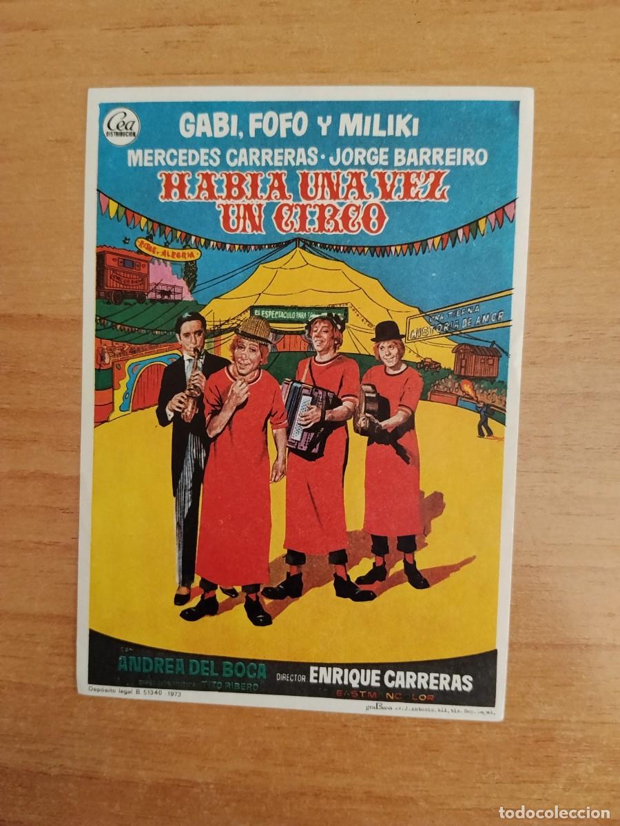 Cine: gris2-- PROGRAMA DE CINE ---HABIA UNA VEZ UN CIRCO