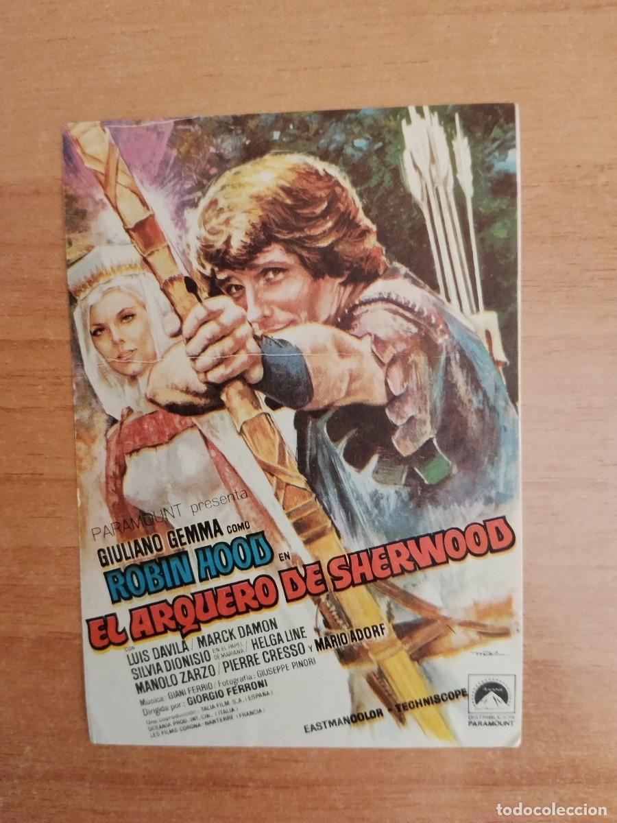 Cine: gris2-- PROGRAMA DE CINE ---EL ARQUERO DE SHERWOOD