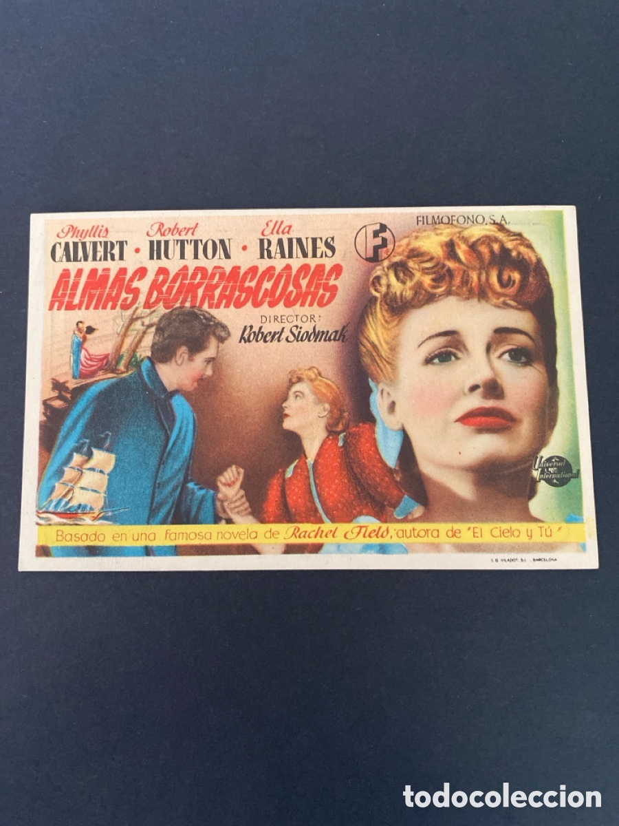 Cine: Programa de cine Almas borrascosas