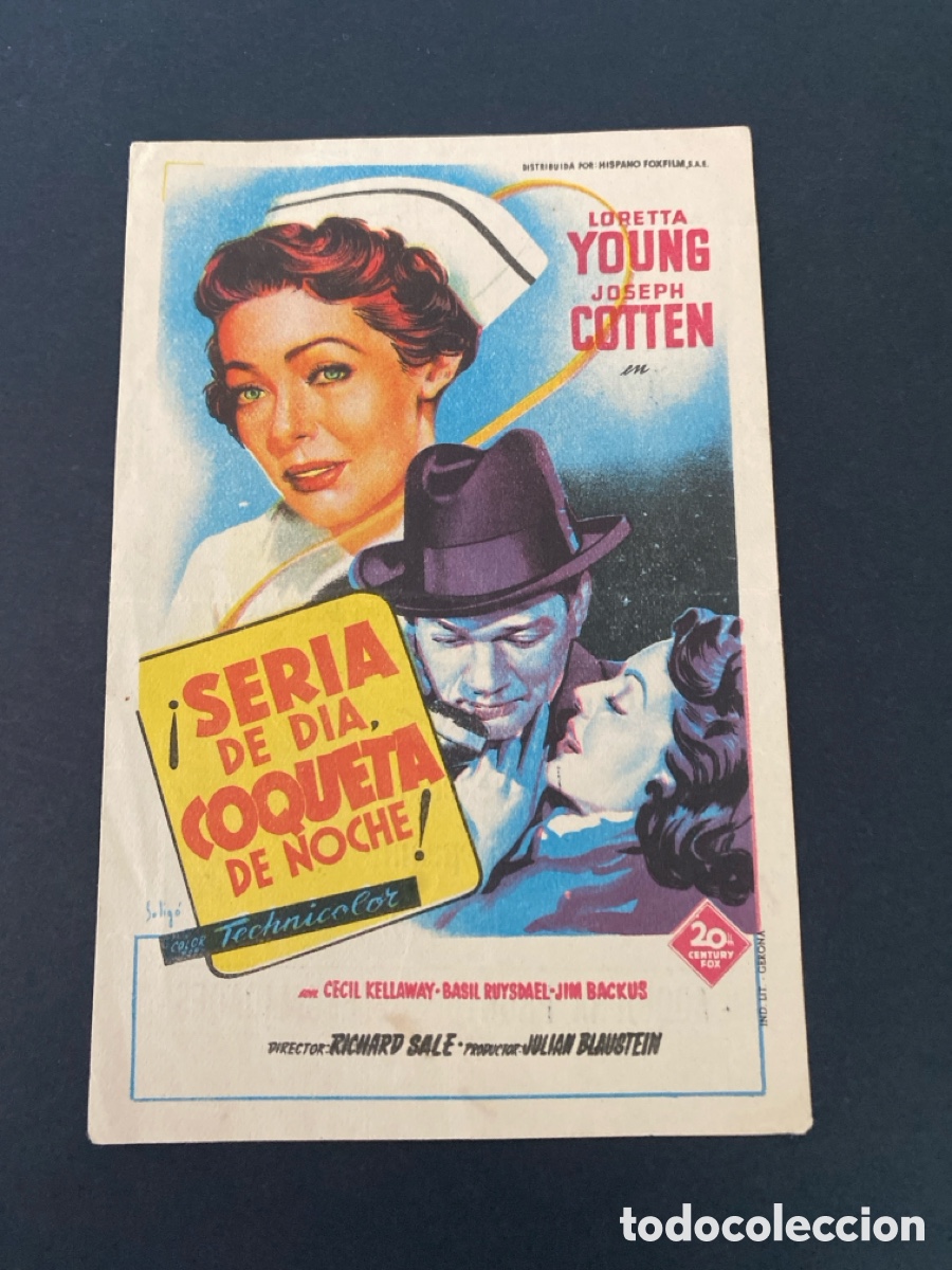 Cine: Programa de cine Serie de d&iacute;a, coqueta de noche!