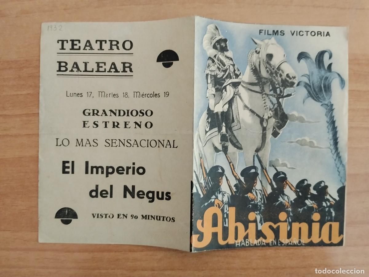 Cine: gris2-- PROGRAMA DE CINE ---ABISINIA