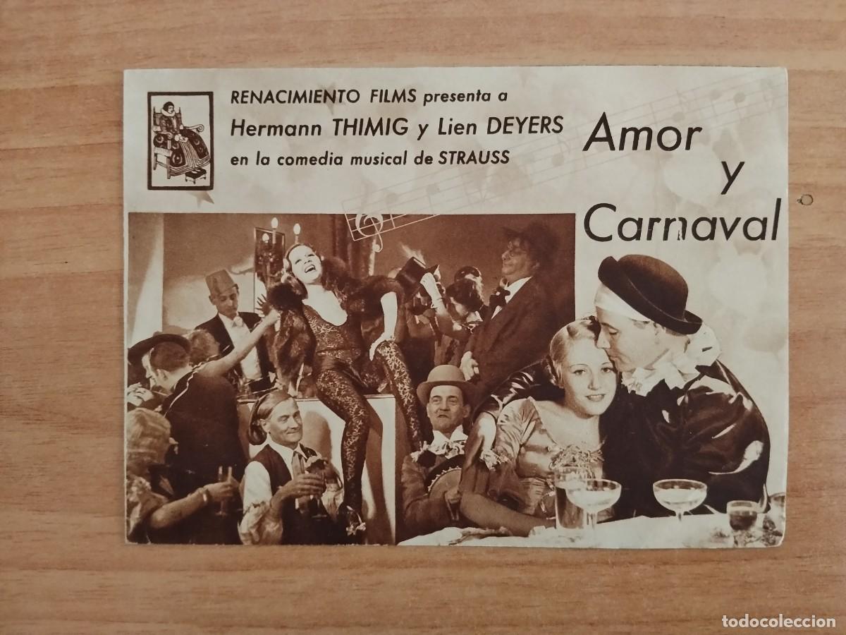 Cine: gris2-- PROGRAMA DE CINE ---AMOR Y CARNAVAL