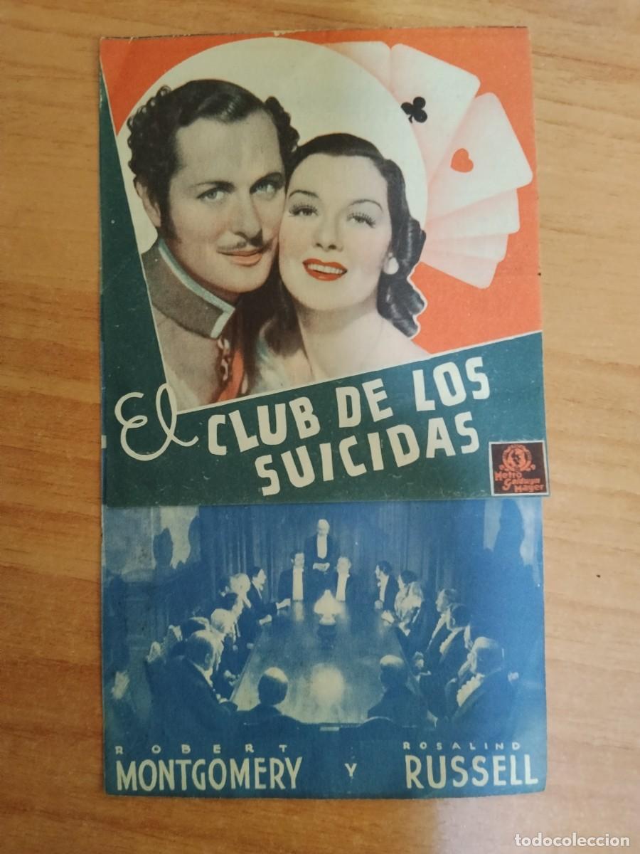 Cine: gris2-- PROGRAMA DE CINE ---EL CLUB DE LOS SUICIDAS