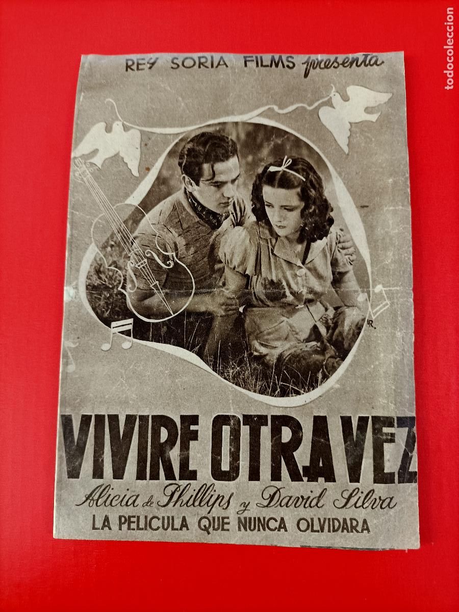 Cine: PROGRAMA. VIVIR&Eacute; OTRA VEZ. ALICIA PHILLIPS, C/P. CINE GOYA. ES DOBLE DE COLOR MARRON.
