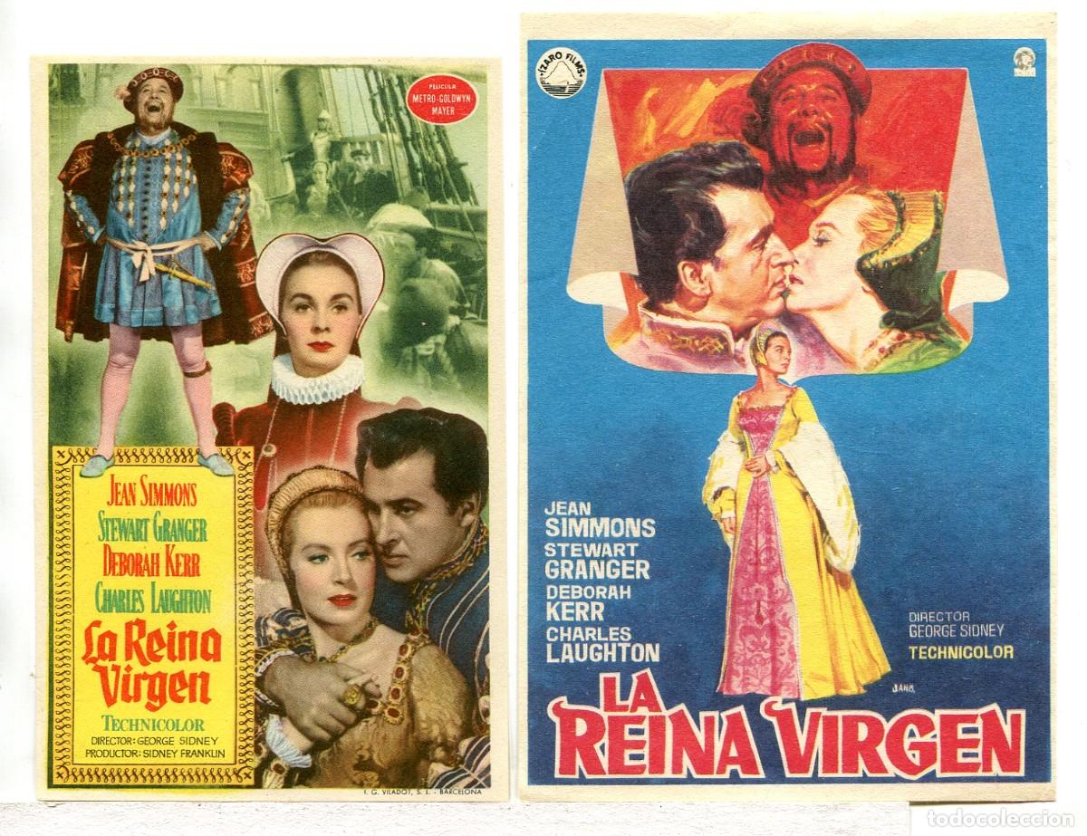 Cine: LA REINA VIRGEN, con Jean Simmons.