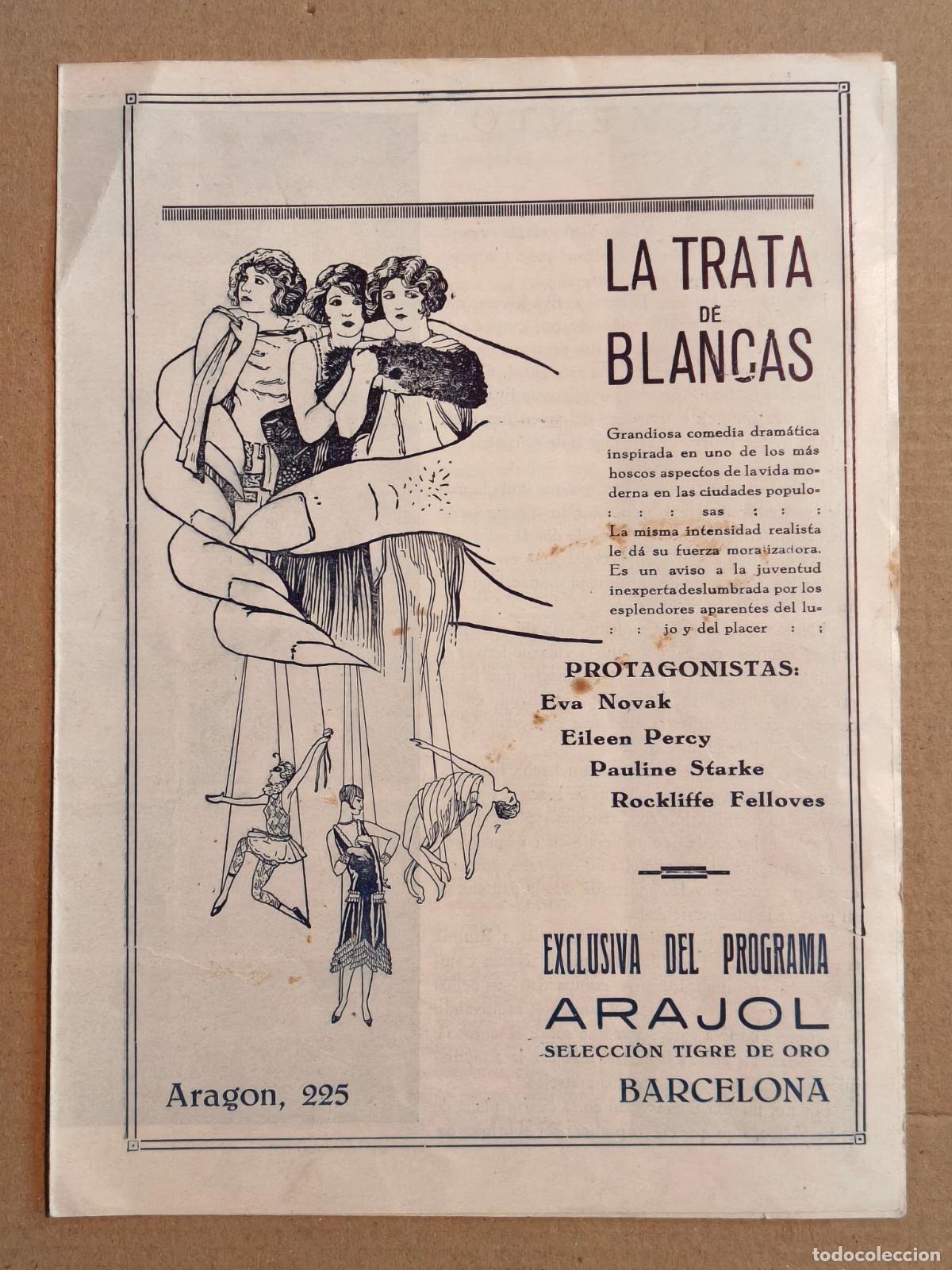 Cine: LA TRATA DE BLANCAS EXCLUSIVAS ARAJOL PROGRAMA DE CINE