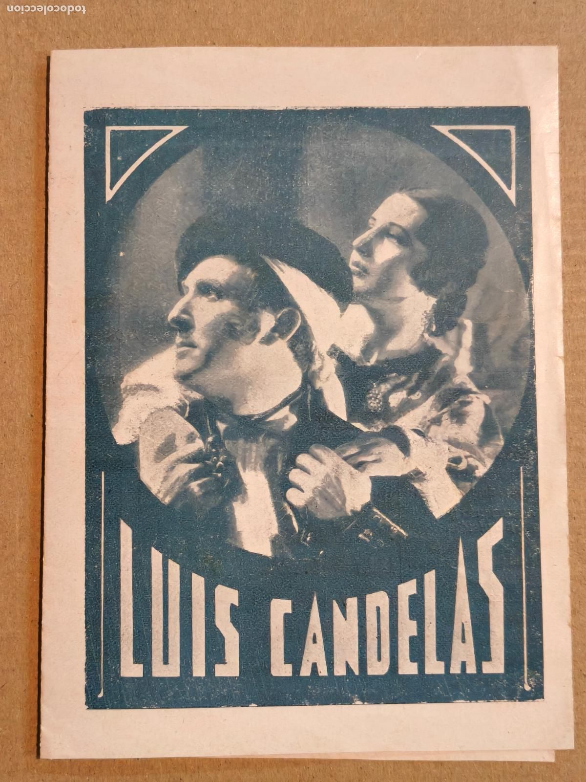 Cine: LUIS CANDELAS PROGRAMA DE CINE 1936