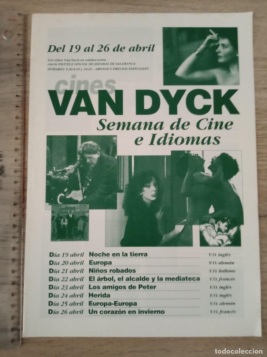 Cine: CINES VAN DYCK, SALAMANCA, SEMANA DE CINE E IDIOMAS, NOCHE EN LA TIERRA, EUROPA, HERIDA,...