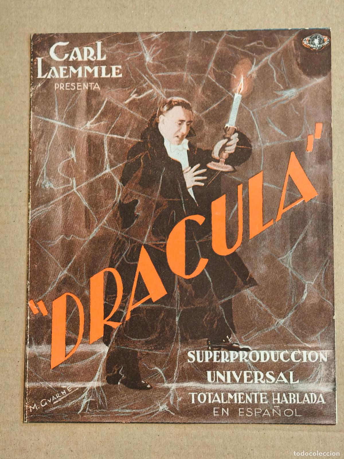 Cine: DRACULA PROGRAMA DE CINE 1931