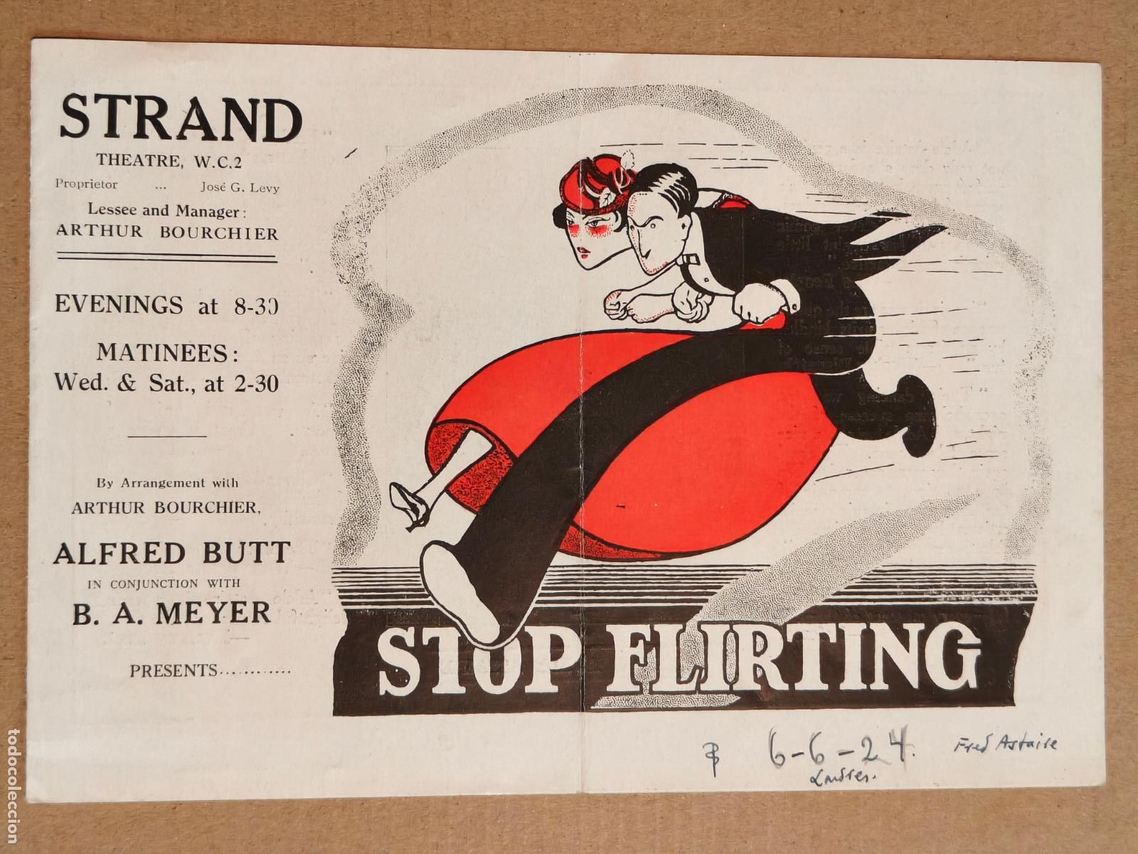 Cine: STOP FLIRTING PROGRAMA DE CINE INGLES 1924