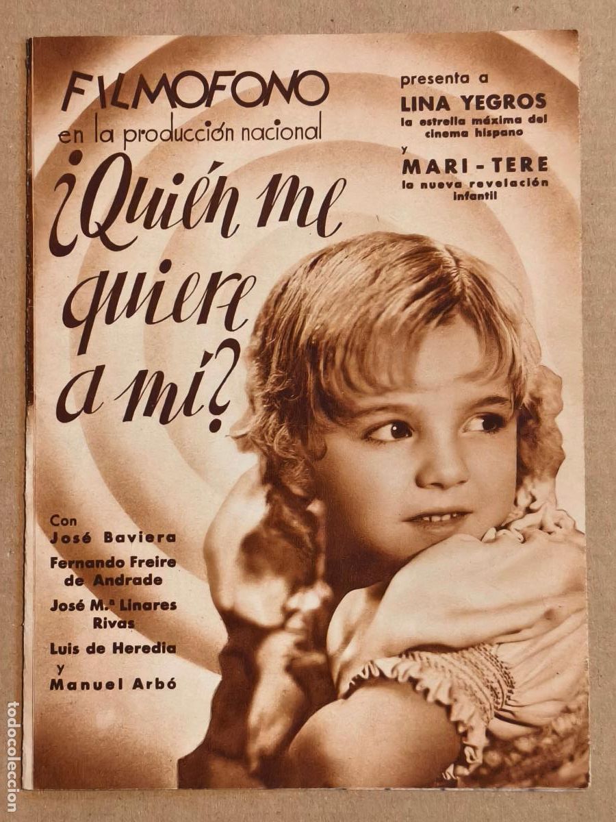 Cine: QUI&Eacute;N ME QUIERE A MI PROGRAMA DE CINE 1936