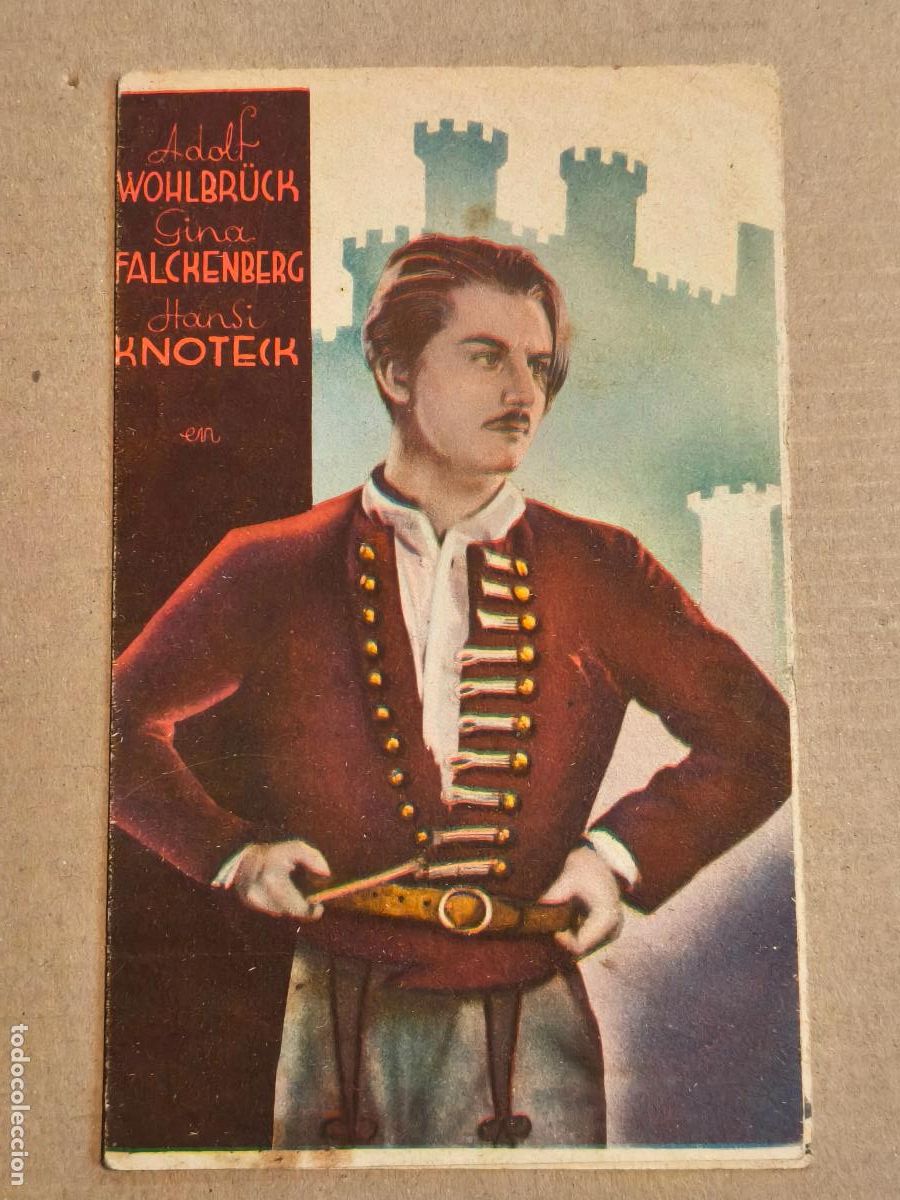 Cine: EL BARON GITANO PROGRAMA DE CINE 1936