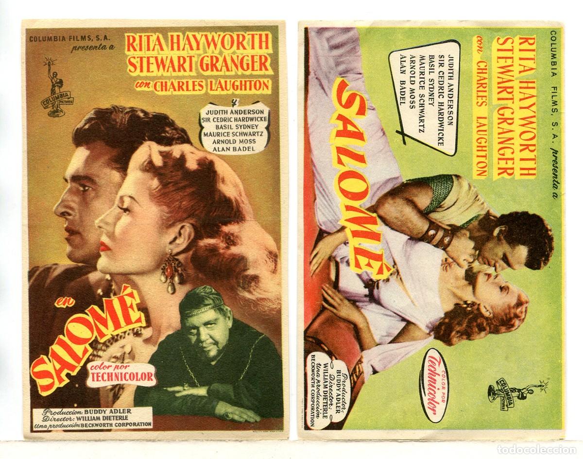 Cine: SALOM&Eacute;, con Rita Hayworth.
