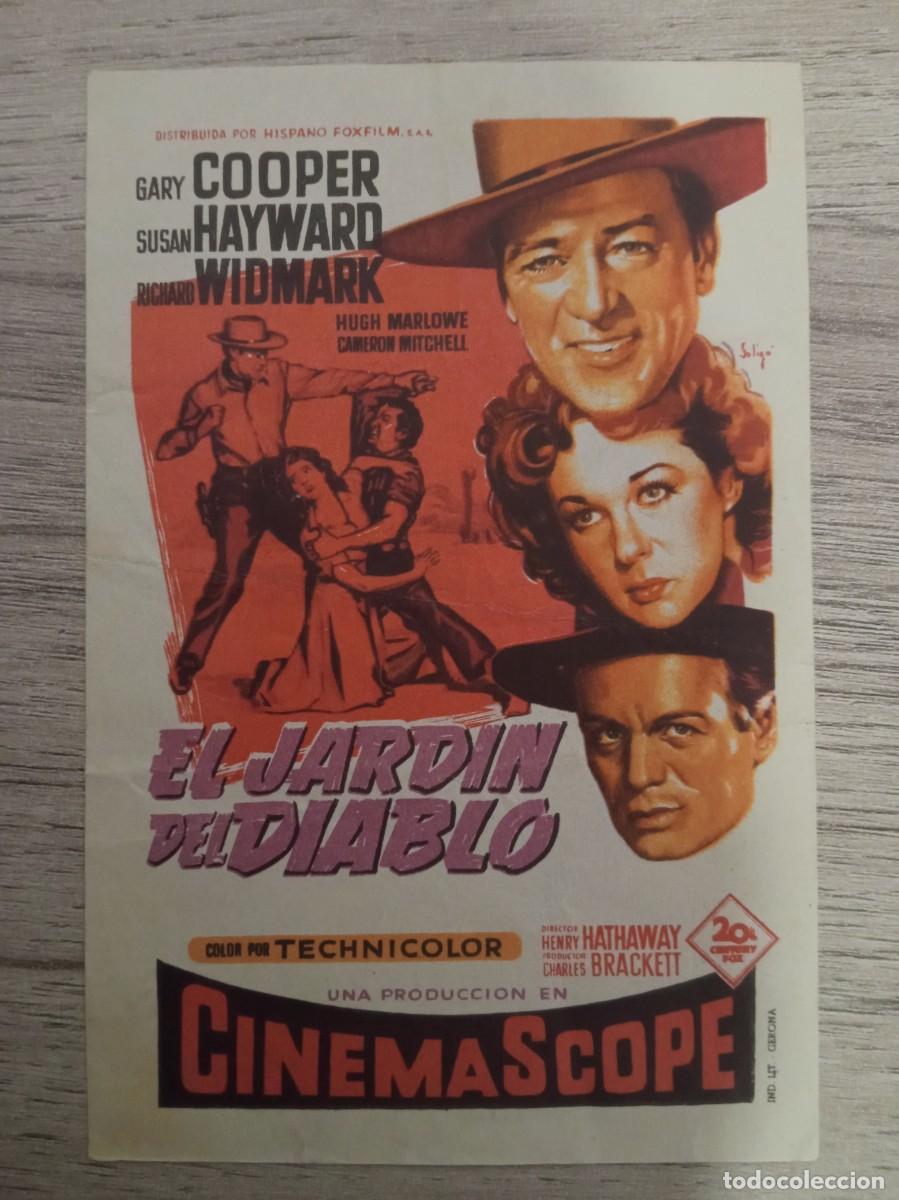 Cine: EL JARD&Iacute;N DEL DIABLO, GARY COOPER, SOLIG&Oacute;